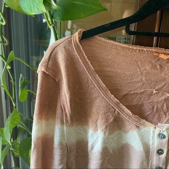 POL tie-dye henley - Picture 2 of 9